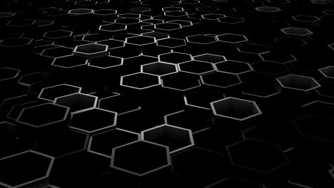 el fondo de los hexágonos