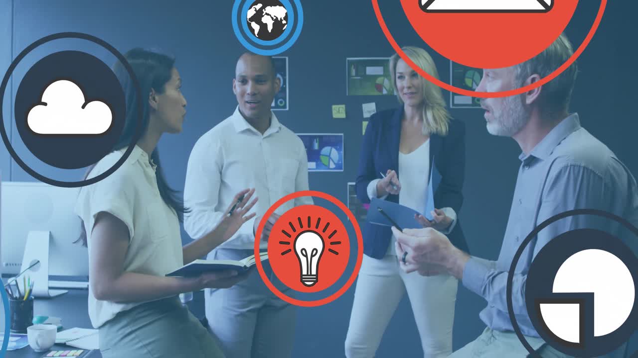 personas de negocios en un lugar de trabajo de oficina moderno.