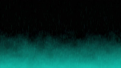 rainfall animation overlay background motion graphics storm seamless raindrops falling thunderstorm overlay visual effect gradient dark teal