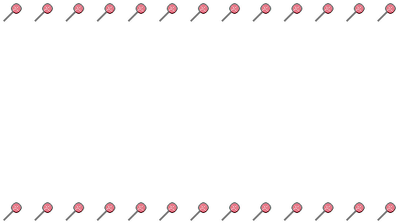 Pixel Art Lolipop Candy Frame Animated Overlay 1080p Transparent 30 fps (4).mov