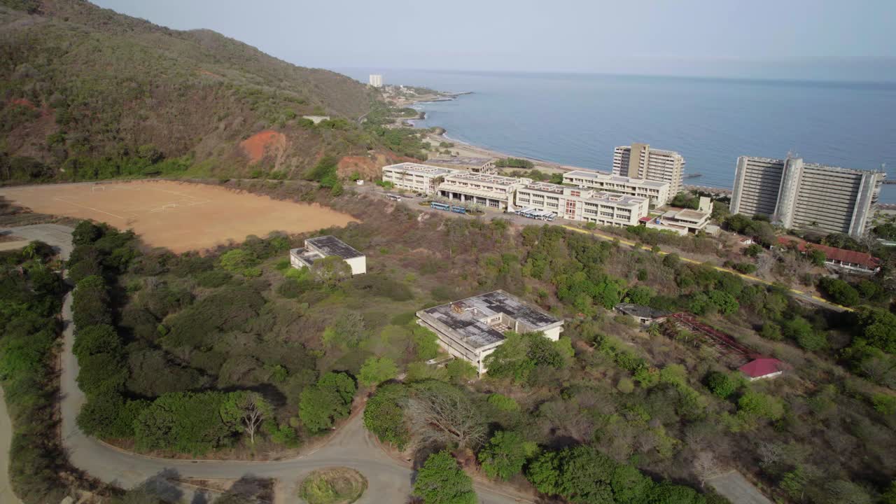 Universidad simón bolívar in la guaira, venezuela, showcasing its campus, aerial view