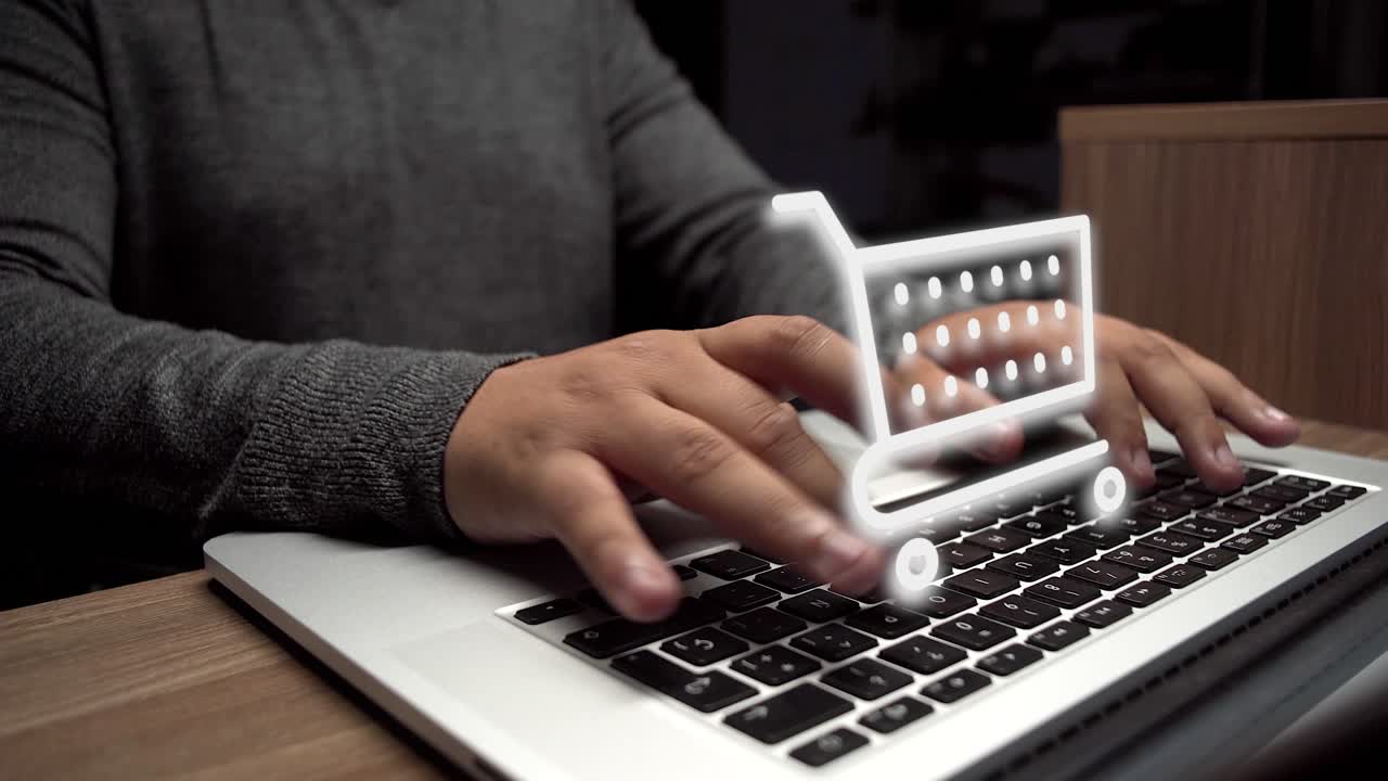 concepto de compras en línea