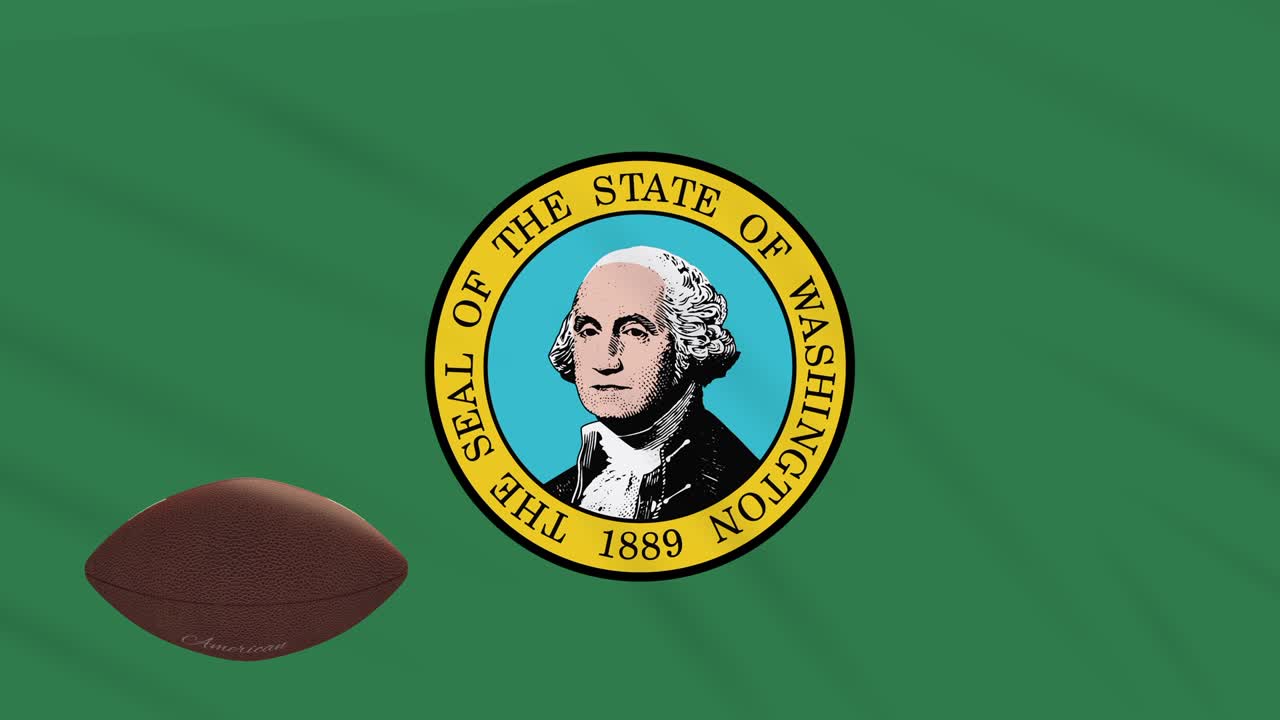 워싱턴 발이 흔들리고 아메리칸 볼 공이 회전하고, 루프