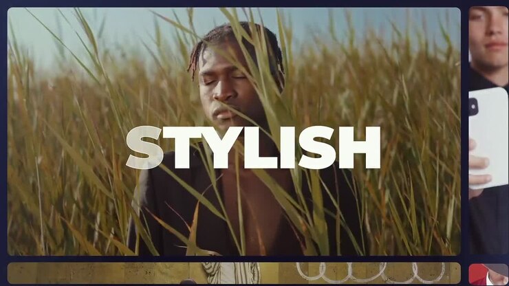Gallery opener & multiscreen intro with dynamic layouts to showcase media beautifully