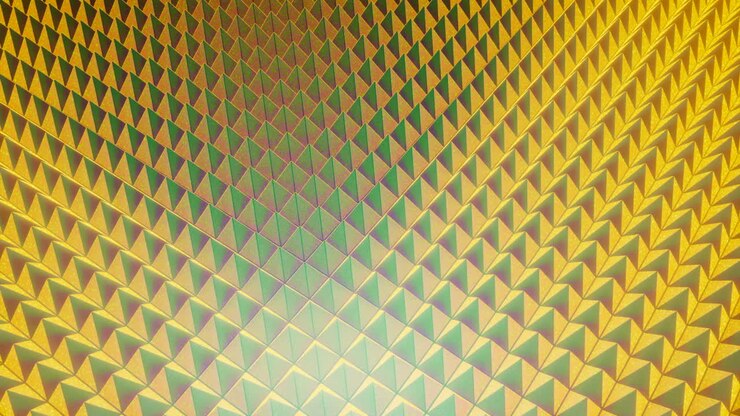 Geometric Abstract Pyramid Pattern