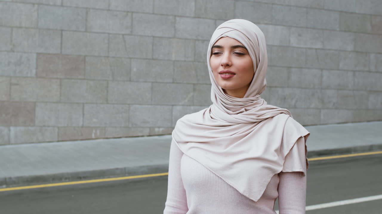 Woman Wearing Hijab Outdoors