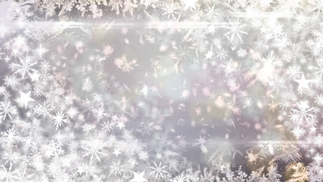 animation of falling snowflakes