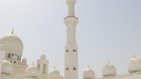 uae summer time day light main mosque down to top 4k