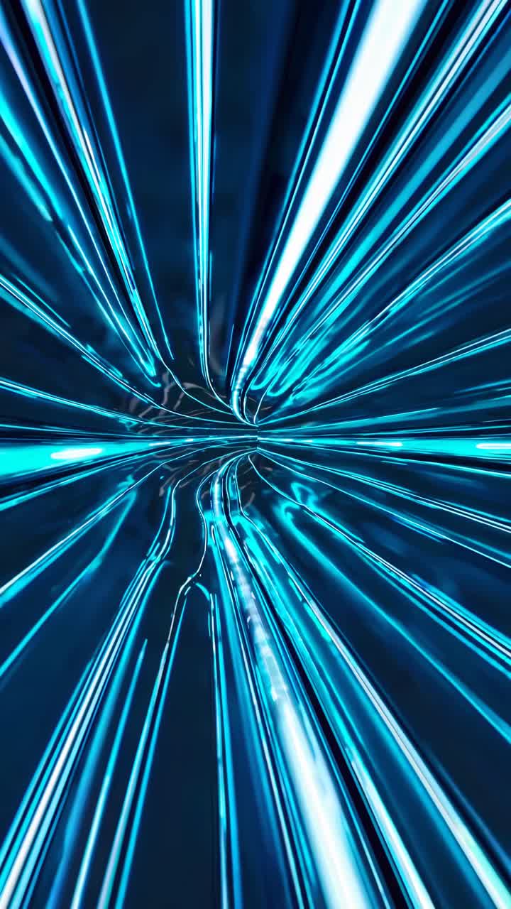 Concept video dinamico con uno stile futuristico e astratto