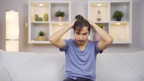 Man-having-a-nervous-breakdown-in-front-of-the-camera.