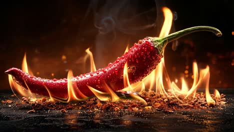 fiery red chili pepper