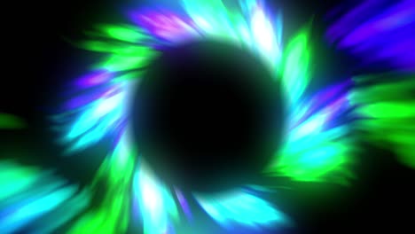 warp hole color loop material animation motion graphics