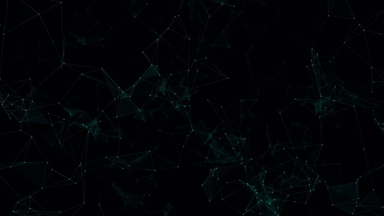 Abstract polygonal network technology background dots lines network connection space low poly data