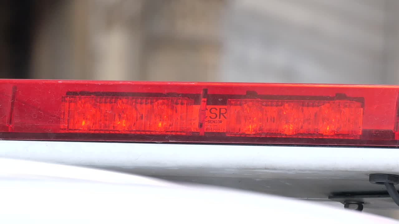 luces de emergencia de la policía