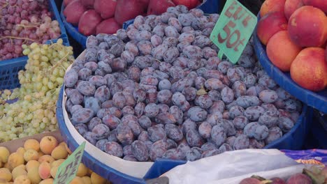 fresh fruit at a farmers market