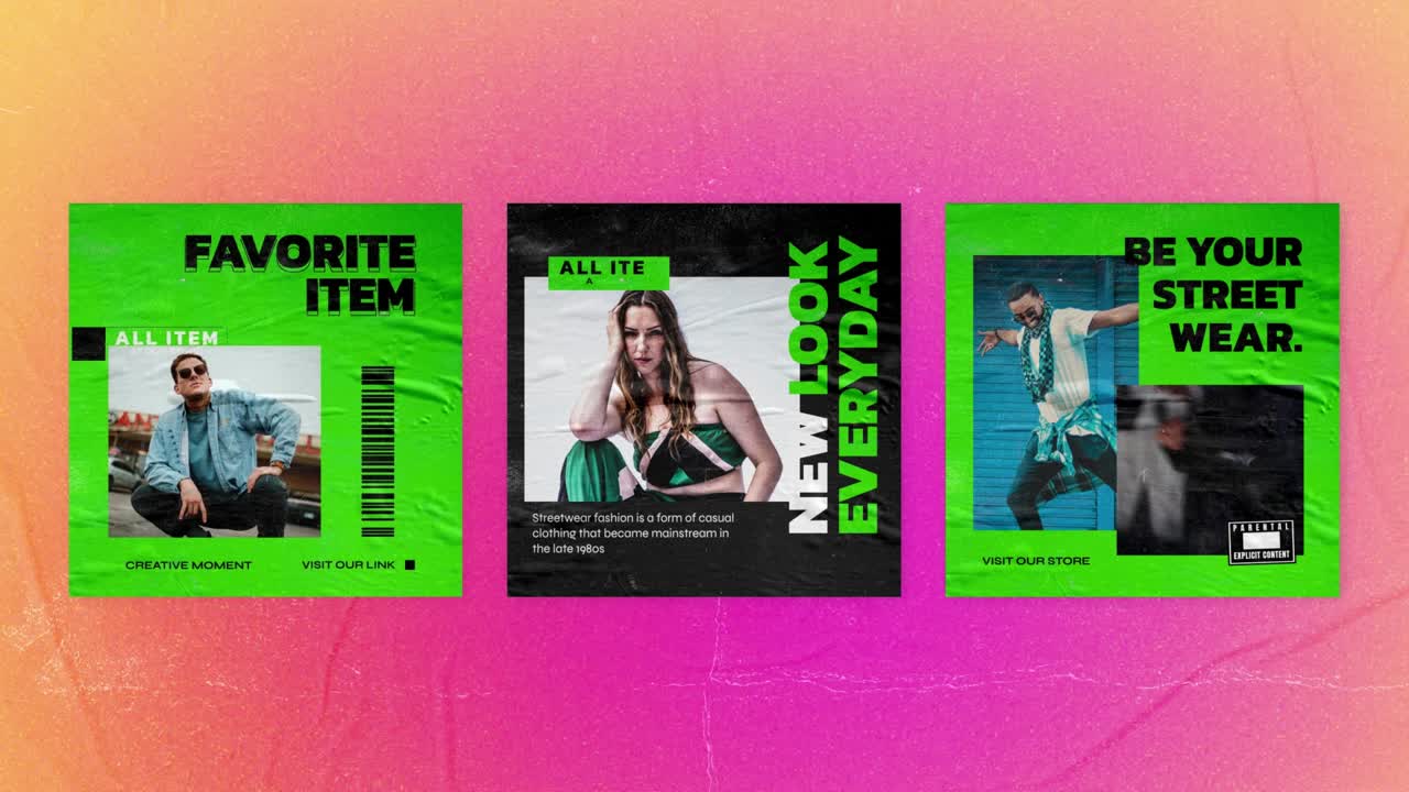 Streetwear Fashion Exhibition and Sale