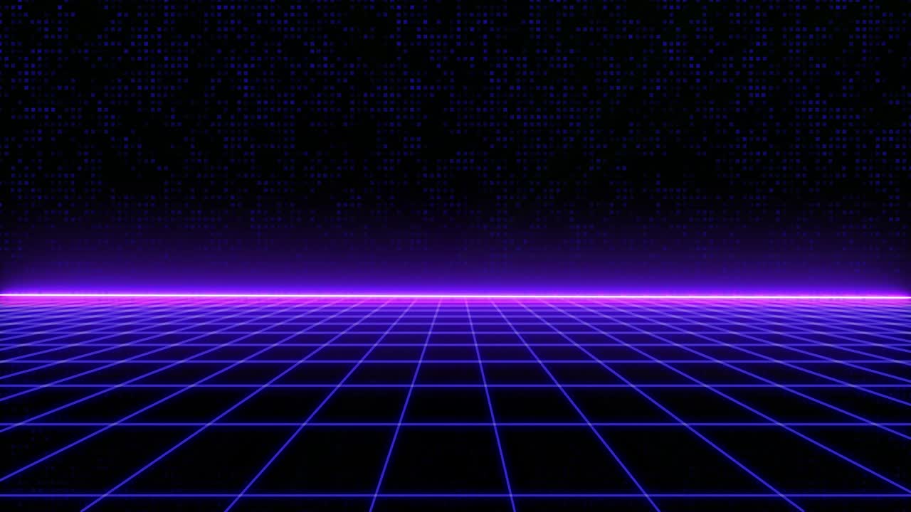 4K Animation Abstract Wireframe Landscape Fly Through The Moutain Idea Graphic Motion.