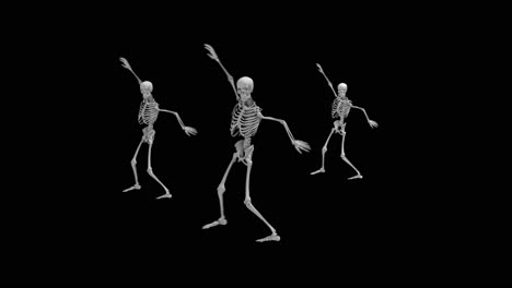 dancing skeletons