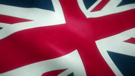 flag of the united kingdom waving in the wind