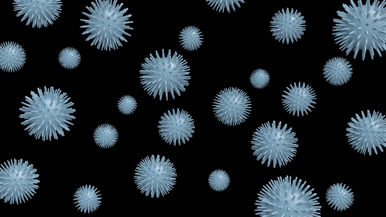 Immagine di un tipo di virus. Concetto di virus. Coronavirus, COVID-19, virus influenzale, infezione.