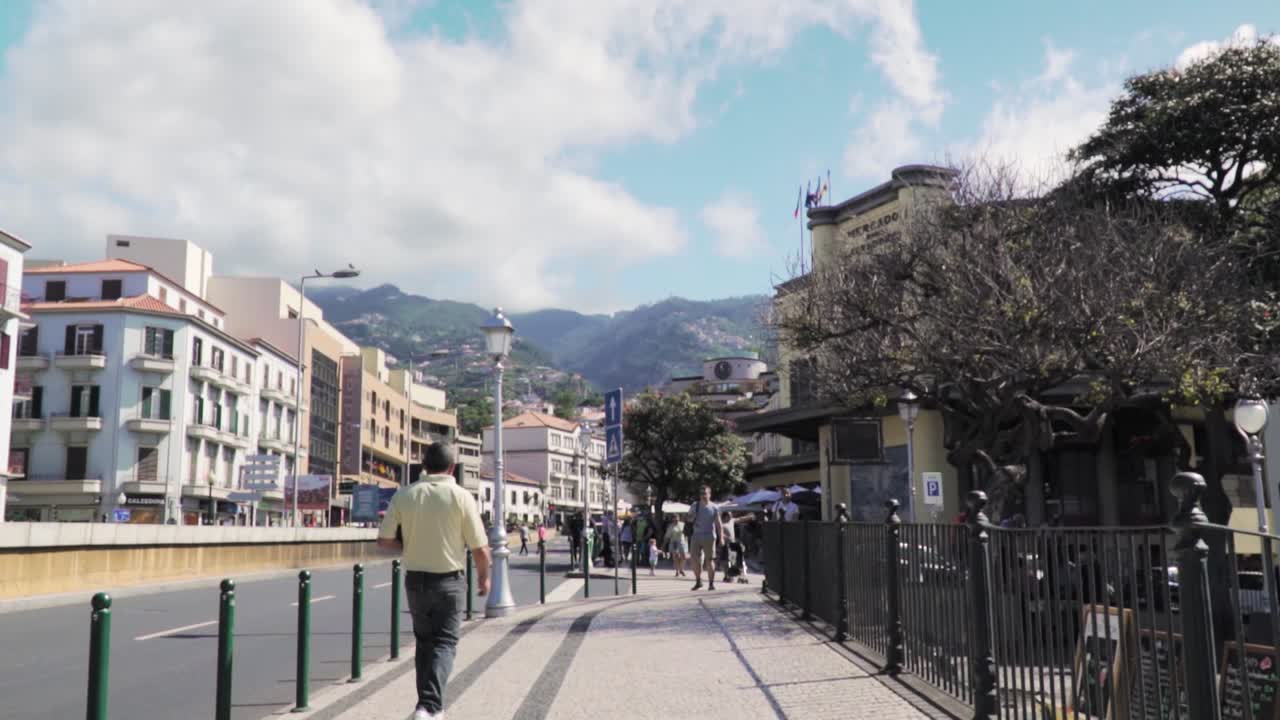 포르투갈 마데라 의 거리 풍경