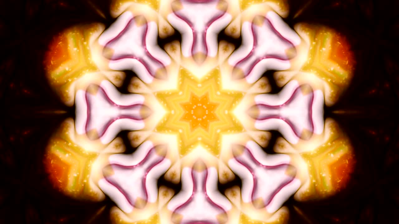 movimiento de fondo de kaleidoscopio abstractamente colorido