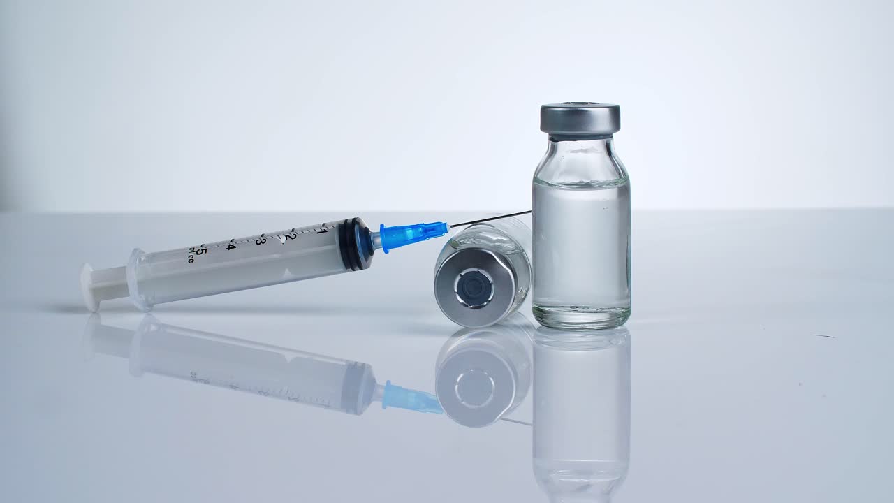 Syringe and Vaccine Vials