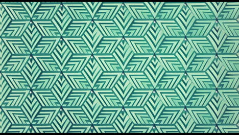 animación de formas verdes que se mueven sobre un fondo negro
