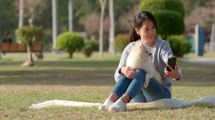 donna e il cane