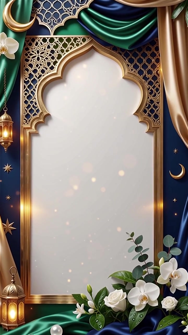 Compleanno del Profeta Maometto Mawlid al-Nabi Sfondo Islamico