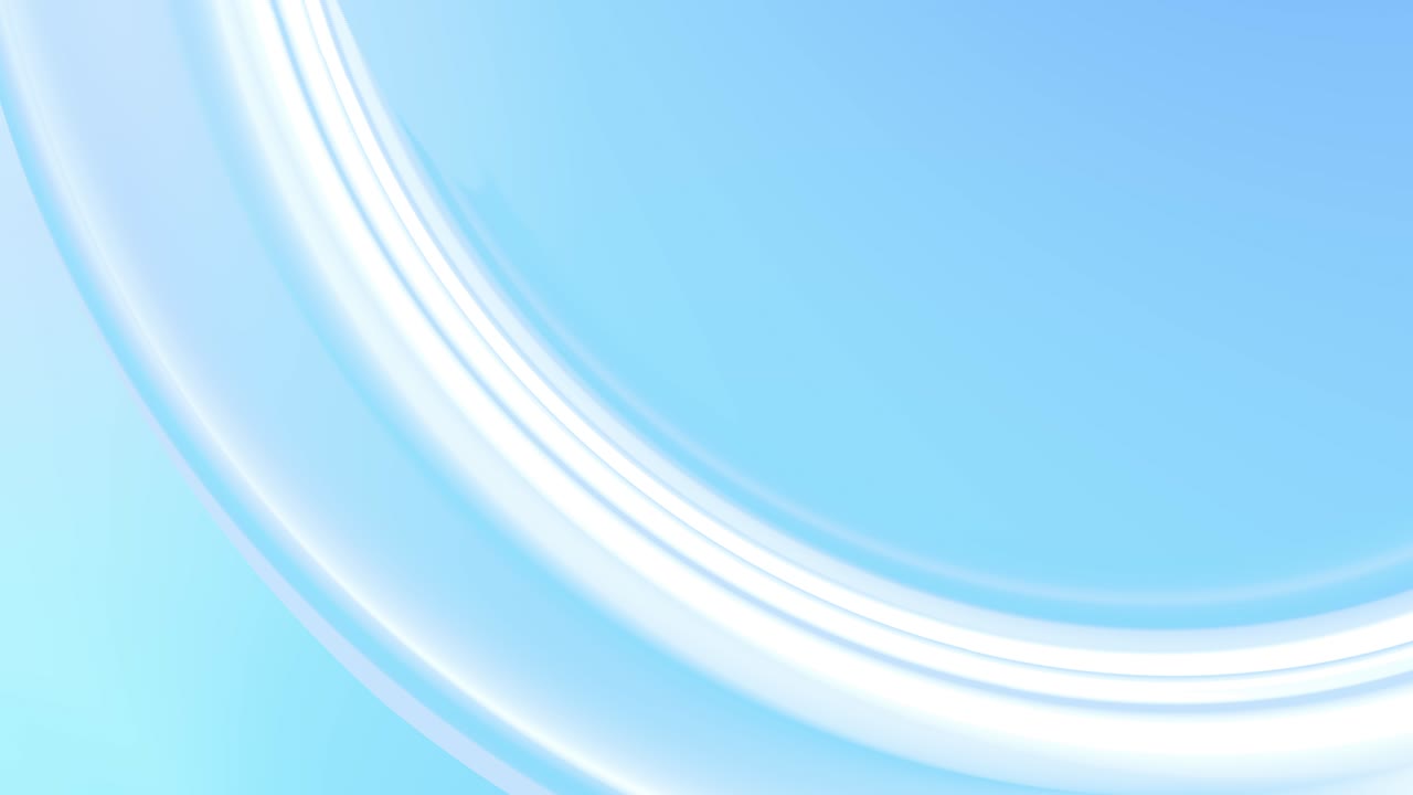 Video of a curve moving slowly. blue background material.