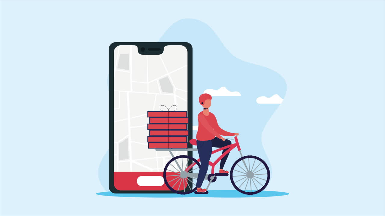 Food Delivery with Bicycle