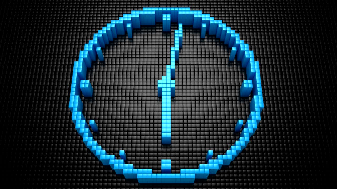 las cajas formaban un reloj