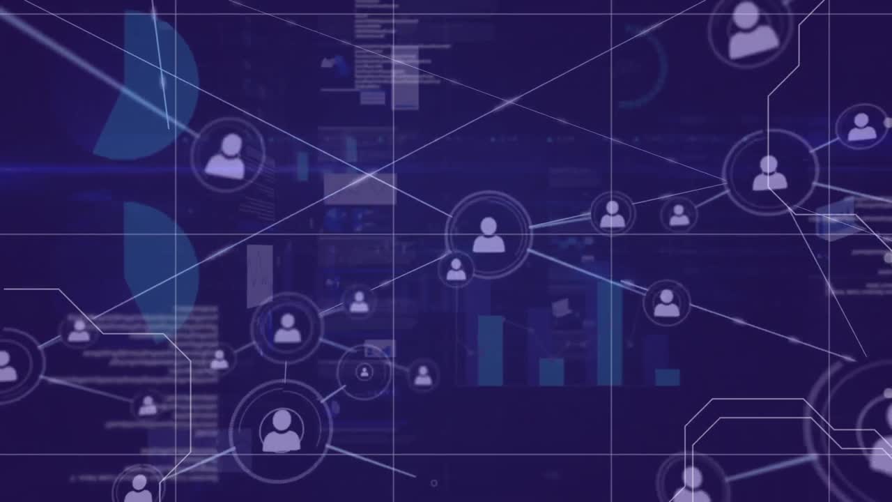 Network of connections and data processing