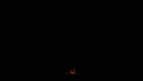 Fire-explosion-isolated-on-dark-black-background,-good-for-overlays-with-transparent-alpha-matte-blend-option