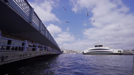 ferry pier time lapse.