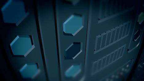 data center server detail animation