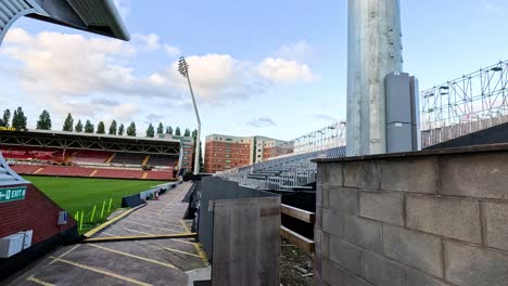 a glimpse of wrexham afc's iconic stadium