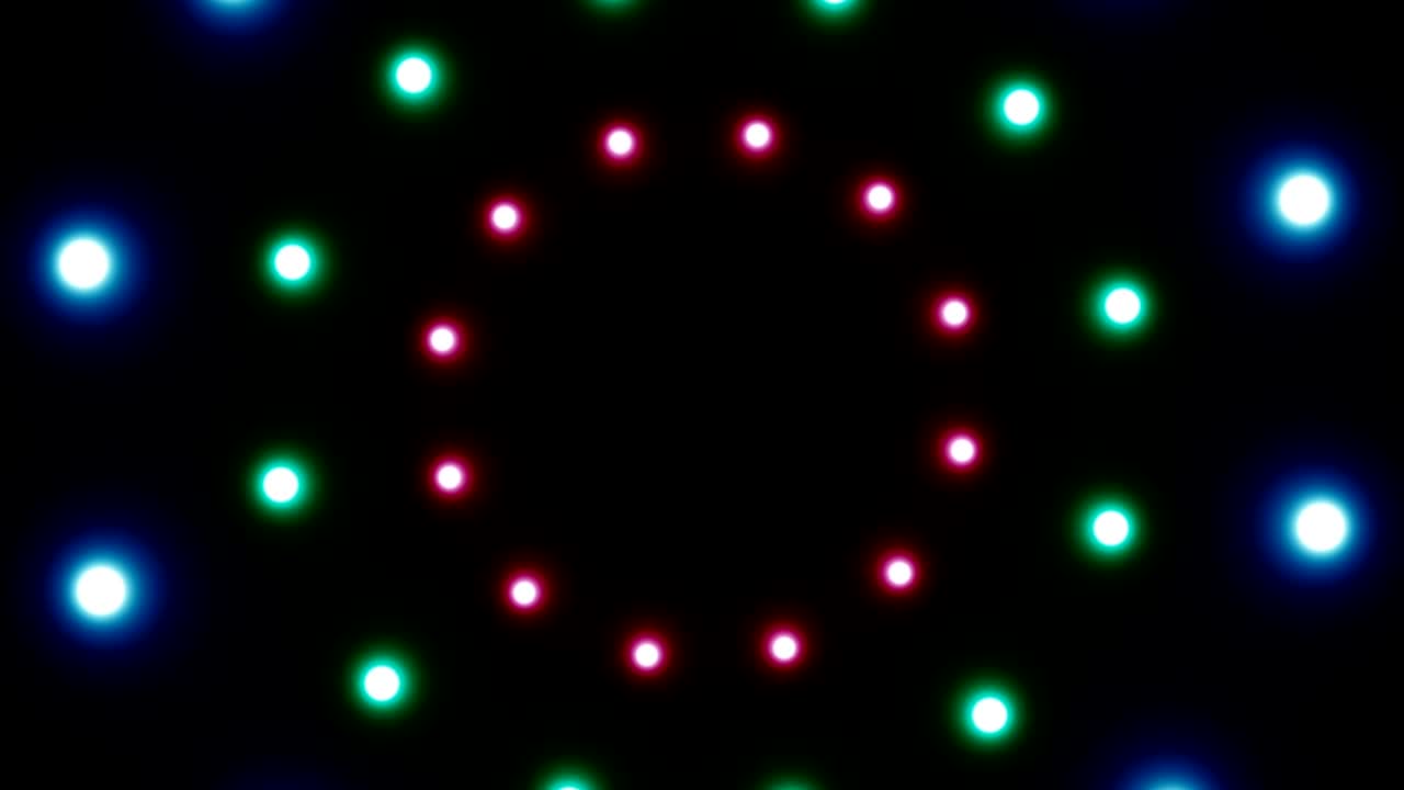 Abstract background with radial lights