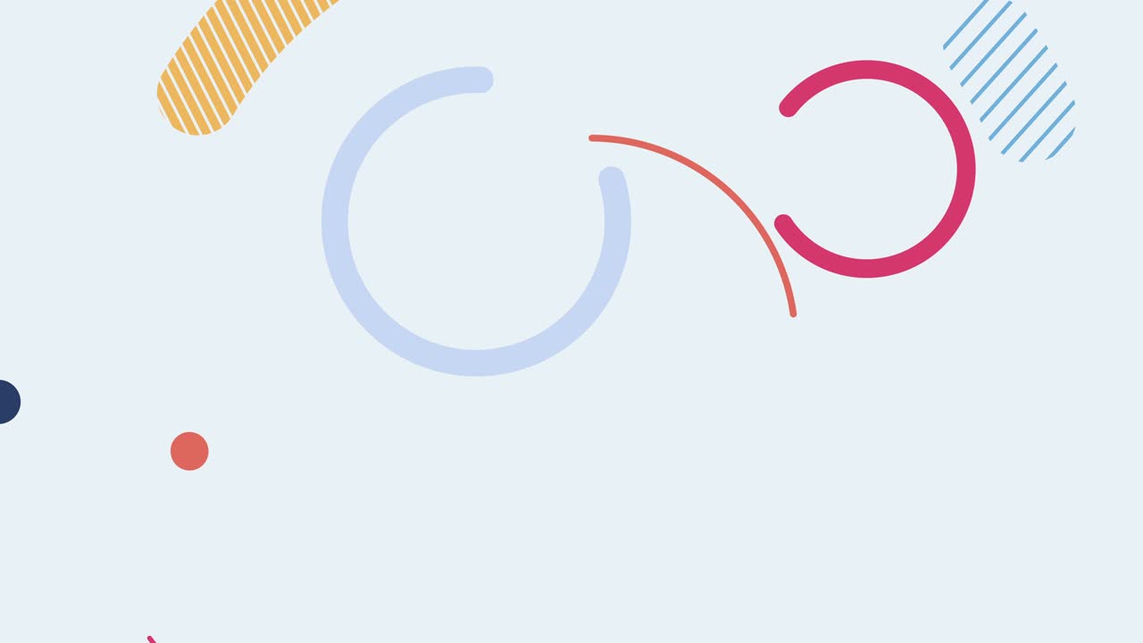 patrón abstracto de círculos con efecto de desplazamiento para títulos o introducción