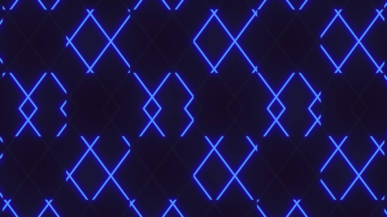 patrón de diamante azul brillante con triángulos