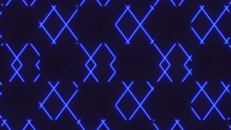 patrón de diamante azul brillante con triángulos