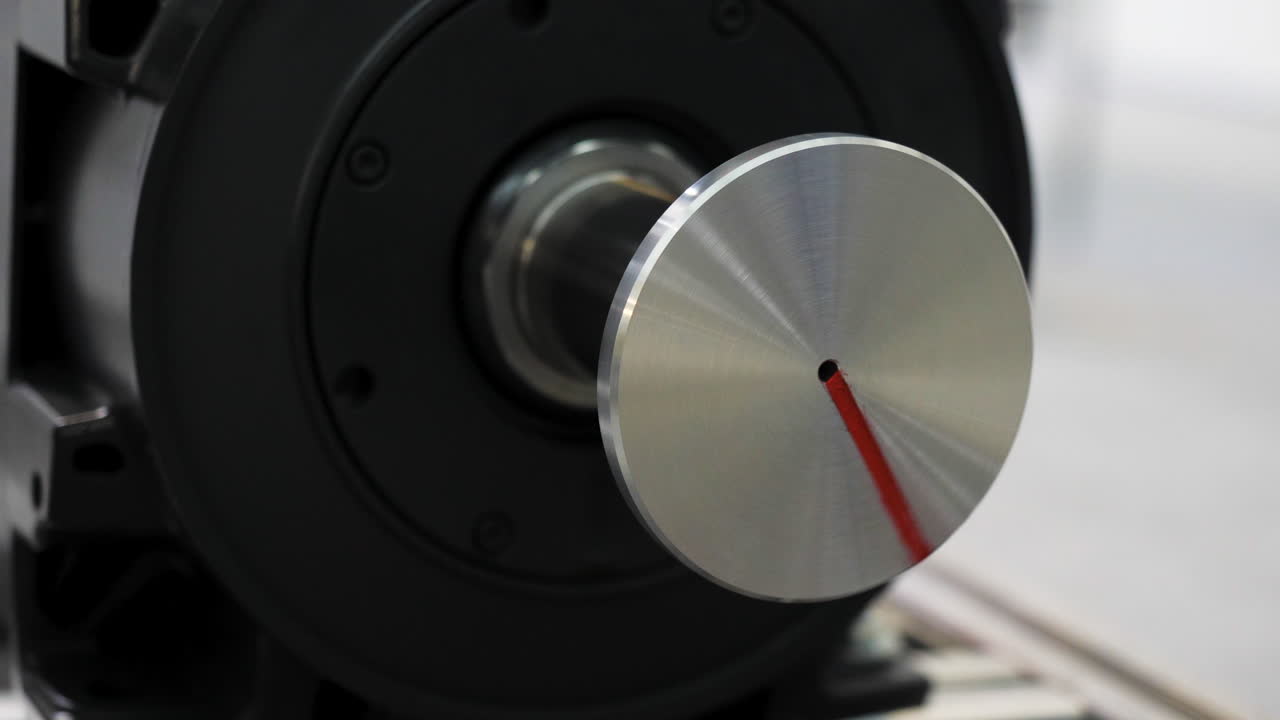 모터 부품의 클로즈업