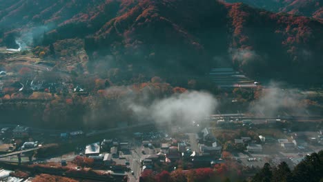Vista-De-Yamagata-Desde-Rishaku-ji,-Yama-dera