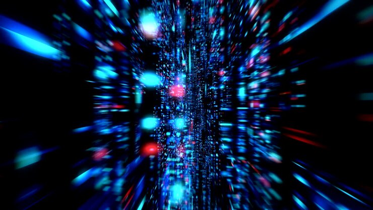 3D Futuristic abstract background