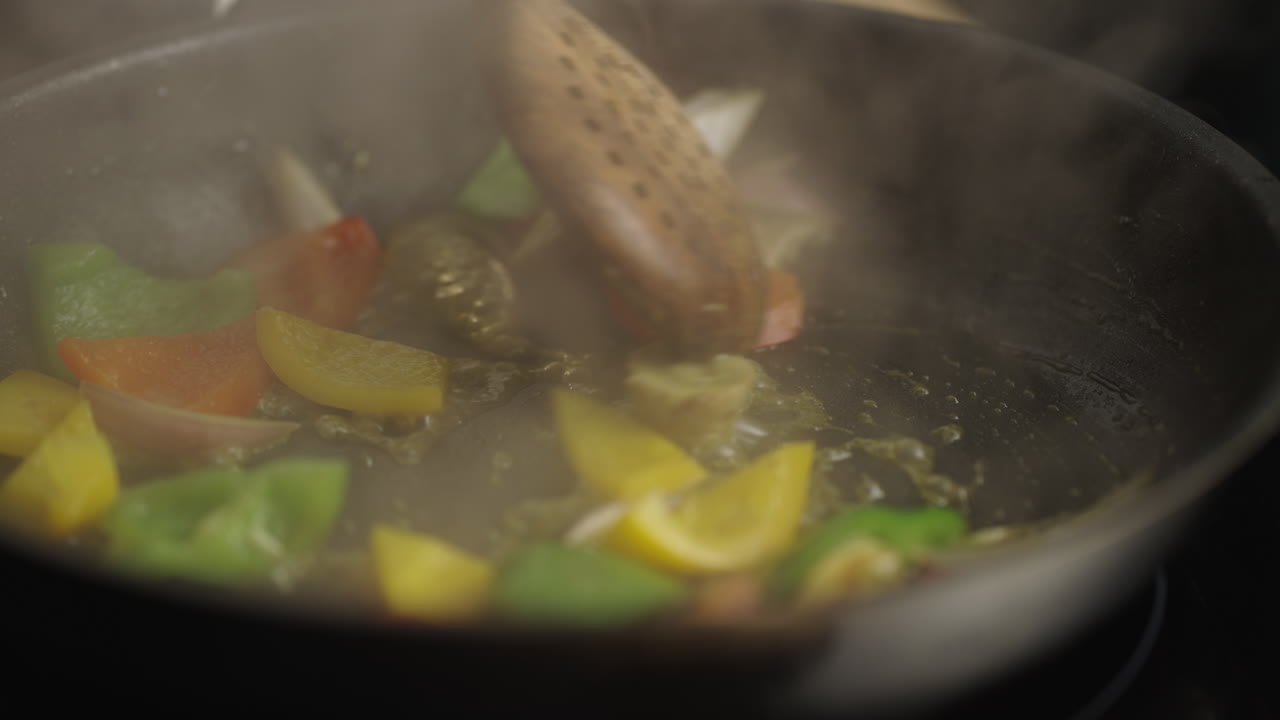 Stir-frying Vegetables