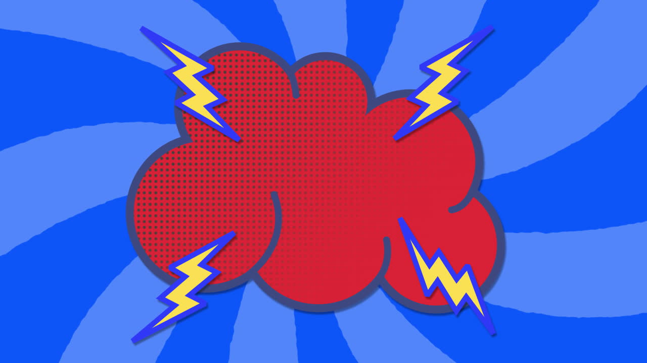 80년대 스타일의 레트로 애니메이션