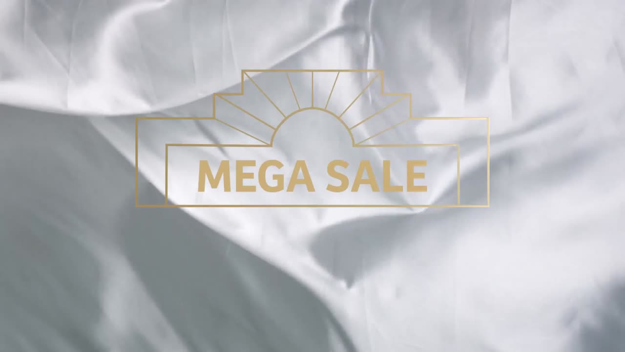 ⁇ 색 배경에 있는 판매 텍스트의 애니메이션