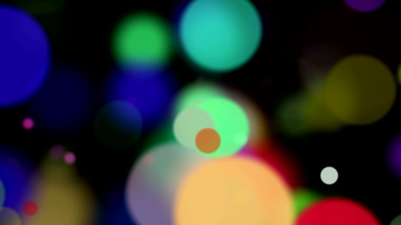 Colorful abstract bokeh