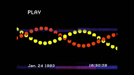 Animation of interference over dna strand